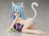 FREEing No Game No Life B Style White Cat Scale PVC Painted Finished Figure Ver. 1/4