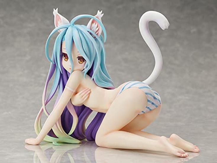 FREEing No Game No Life B Style White Cat Scale PVC Painted Finished Figure Ver. 1/4