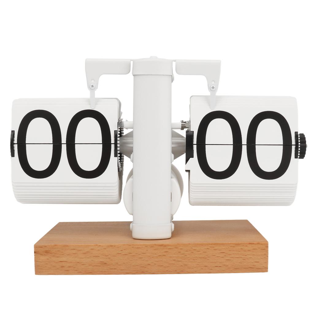 Automatic Flip Digital Clock Minimalist Vintage Auto Flip Table Clock for Home Livingroom Office