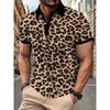 Men's 2026 Polo Shirt - Sexy Leopard Print 3D Design - Breathable and Quick-drying - Suitable for All Seasons