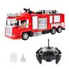 Remote Control Fire Truck Toy with Sound, Lights, and Water Spraying Feature
