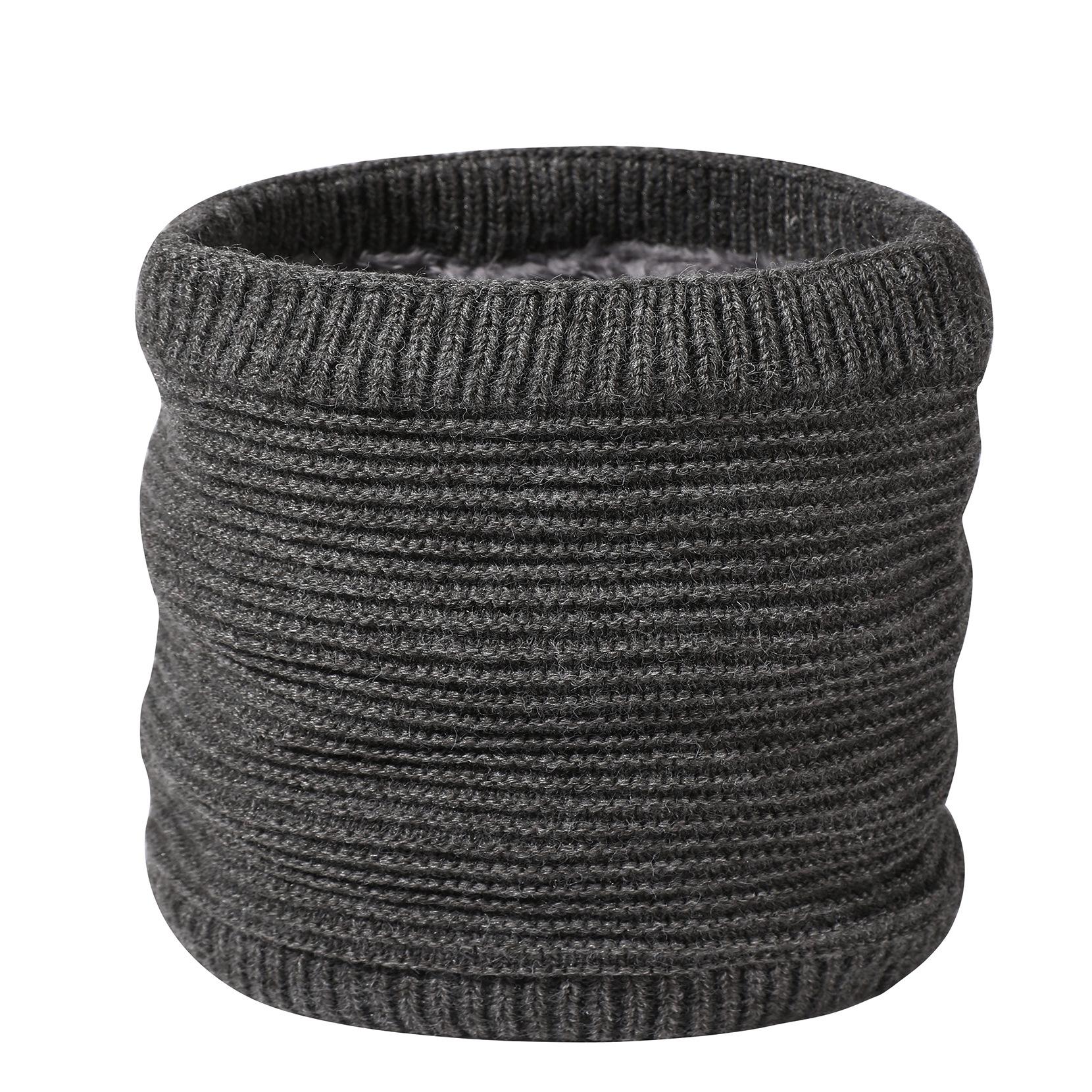 Мужской и женский зимний теплый шейный платок с флисовой подкладкой — фото 6