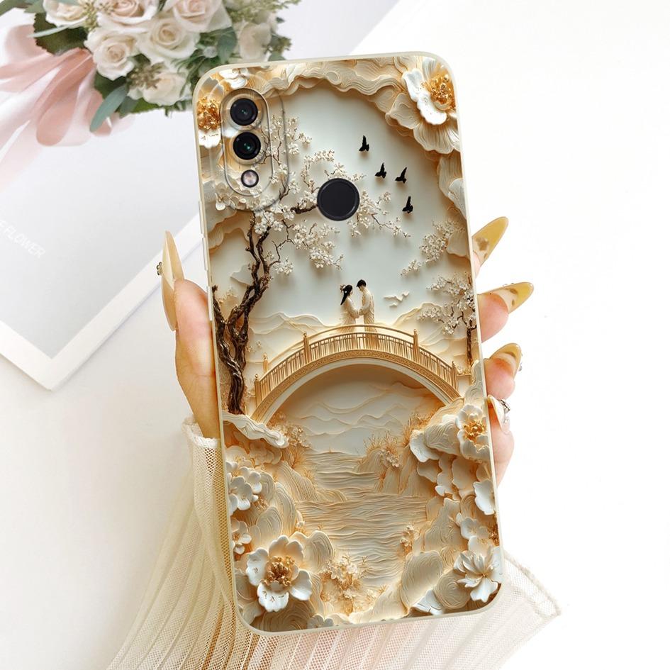 Case For Xiaomi Redmi Note 7 Pro Cover Lovely Cat Rabbit Cartoon Soft Candy Silicone Protective Shell For Redmi Note 7 7S Fundas