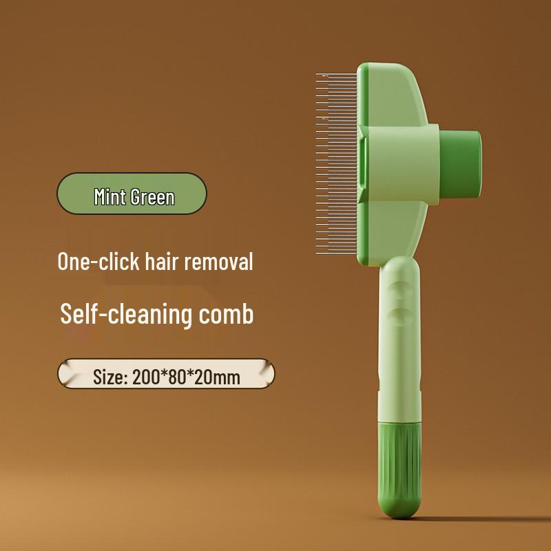Pet Grooming Needle Comb for Cats and Dogs - De-Shedding, Brushing, and Massage Tool for Long-Haired Breeds