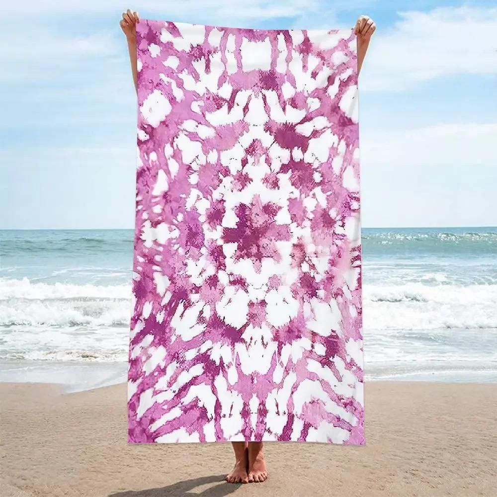 Asciugamano da Bagno Spesso Grande Nuovo Bellezza Sabbioso Senza Sabbia Poncho da Surf Bagno Estivo Nuoto Fitness Yoga Floreale Quadrato Asciugamano da Spiaggia
