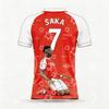2026 Bukayo Saka England Team Football Jersey Match & Training Kit Summer Sports  T-Shirt Kid's Clothing Tee Y2k