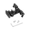 HDRIG Adjustable Support Arm Bracket with 15mm Dual Pipe Clamp & 1/4 Inch Thread Hole