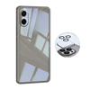 For Samsung Galaxy A07 / A07S / A08 / A18 Case Camera Protection Semi Transparent Soft Silicone Shockproof with Lens Protector Films