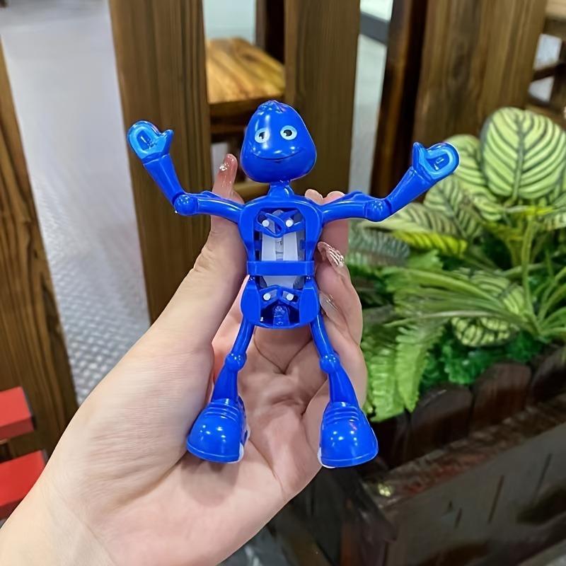 Wind Up Dancing Robot Toy Funny Swing Robot Action Figure Novelty Kids Party Favor 1PCS синий