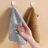 Bamboo Charcoal Fiber Oil-Repellent Dishwashing Cloth and Coral Fleece Scouring Pad
