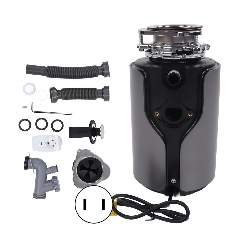 Food Waste Disposer Galvanized Steel DC Air Switch Household Garbage Disposal Kitchen Accessories