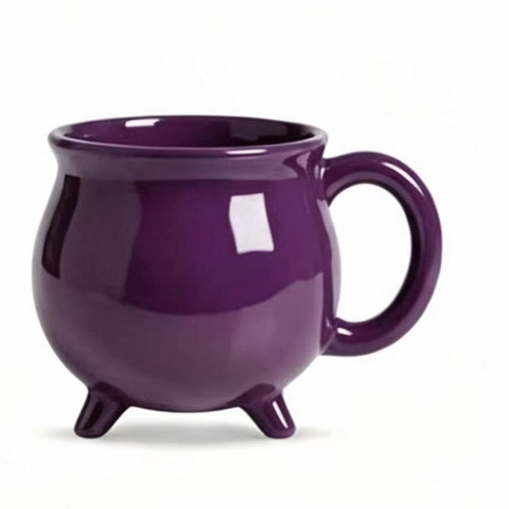 400ml Capacity Halloween Mug Anti-scald Handle Wizard Magic Jar Mug Afternoon Tea