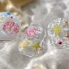 Ocean Theme 5D Nail Sticker Summer Beach Seashells Starfish Conch Scallop Shell Coral Self Adhesive Decoration Manicure Decal