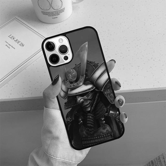 

Маска шлем самурая японского воина Чехол для телефона Для iPhone 17 Air 13 12 14 15 16 Чехол Для Apple Pro Max Plus iPhone 17Air