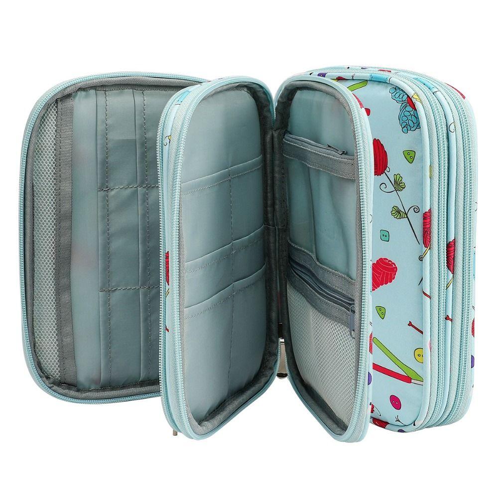 Portable Knitting Needles Case Oxford Fabric Sewing Needle Holder Case  Sewing Tool