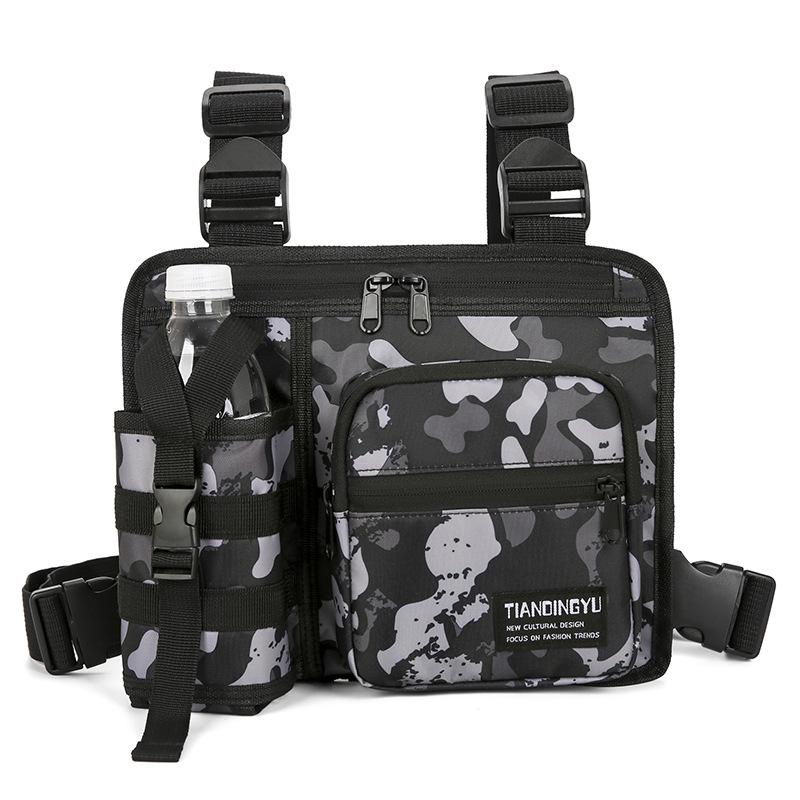 

Функциональная спортивная сумка для бега, сумка для рабочего жилета, тактическая нагрудная сумка для женщин и мужчин, сумка для хранения мобильных телефонов камуфляжный