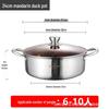 Yoshida Craftsman 34cm Stainless Steel Divided Hotpot