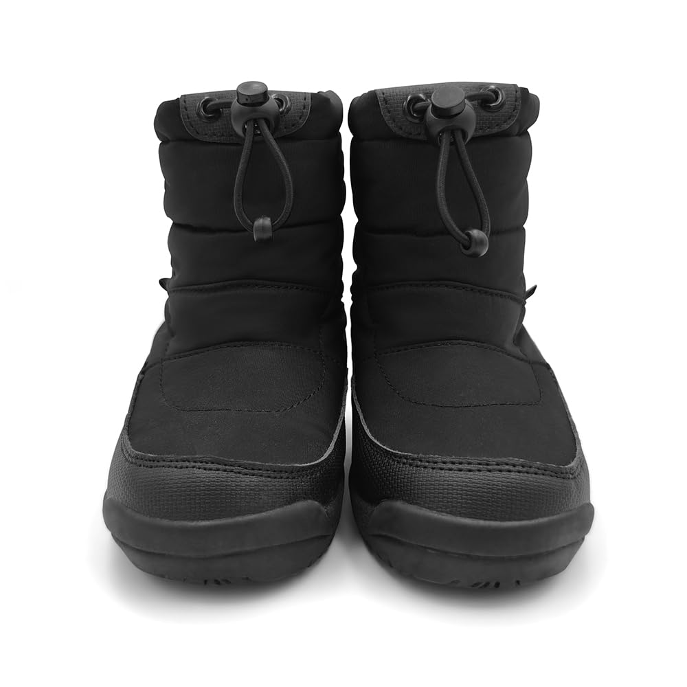 Amozi Snow Ski and Winter Warm Boa Size KB804 Kids' Boots, Boys' Snowshoes, Boots, Girls' Boys' Boots, 23.0cm, Black,