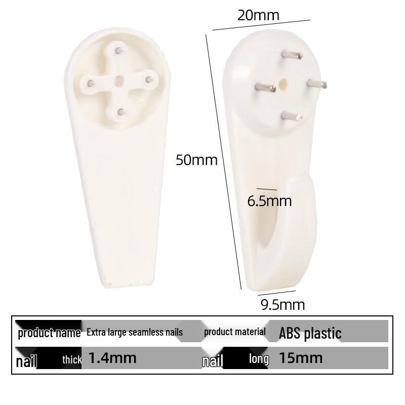 ABS Extra Large Seamless Picture Hooks