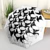1pc Birds Fish Automatic Open/close Umbrella, 8-Rib sturdy structure, Auto Folding/Opening, Portable Travel Umbrella for Women,170