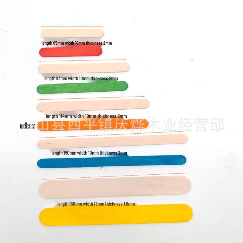 

Набор для самостоятельного изготовления поделок из палочек от мороженого для детского сада. 65x10x2 mm Natural 50 sticks/bundle