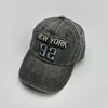 Embroidery Letter Wide Brim Baseball Cap Men And Women American Retro Retro Sunshade Fashion Cap