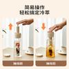 Large Capacity Cold Brew Coffee Maker Glass Pitcher with Press Lid for Home Use Iced Tea Infuser Bottle