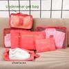 Koreanisches Reiseset: 6- und 7-teilige Aufbewahrungstaschen für Kleidung und Accessoires