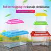 Transparent Multi-Size Handheld Pet Breeding Box and Tank for Turtles, Goldfish, and Hamsters