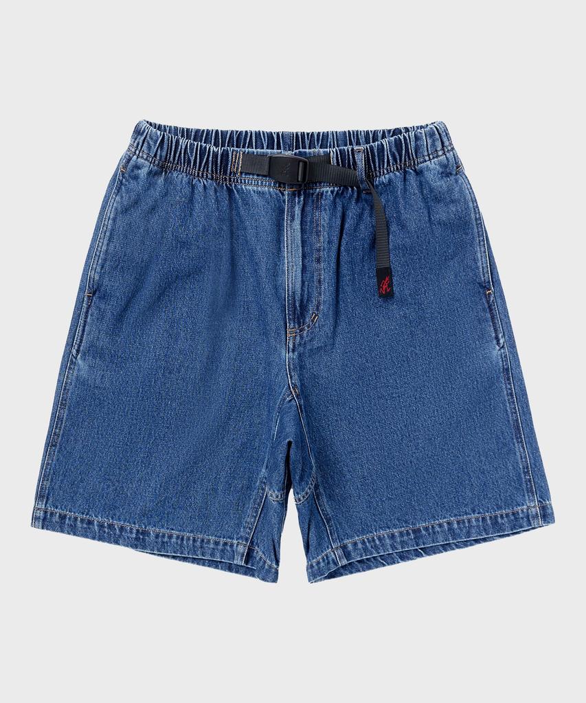 Geulamichi Loose Denim Shorts Mid Indigo