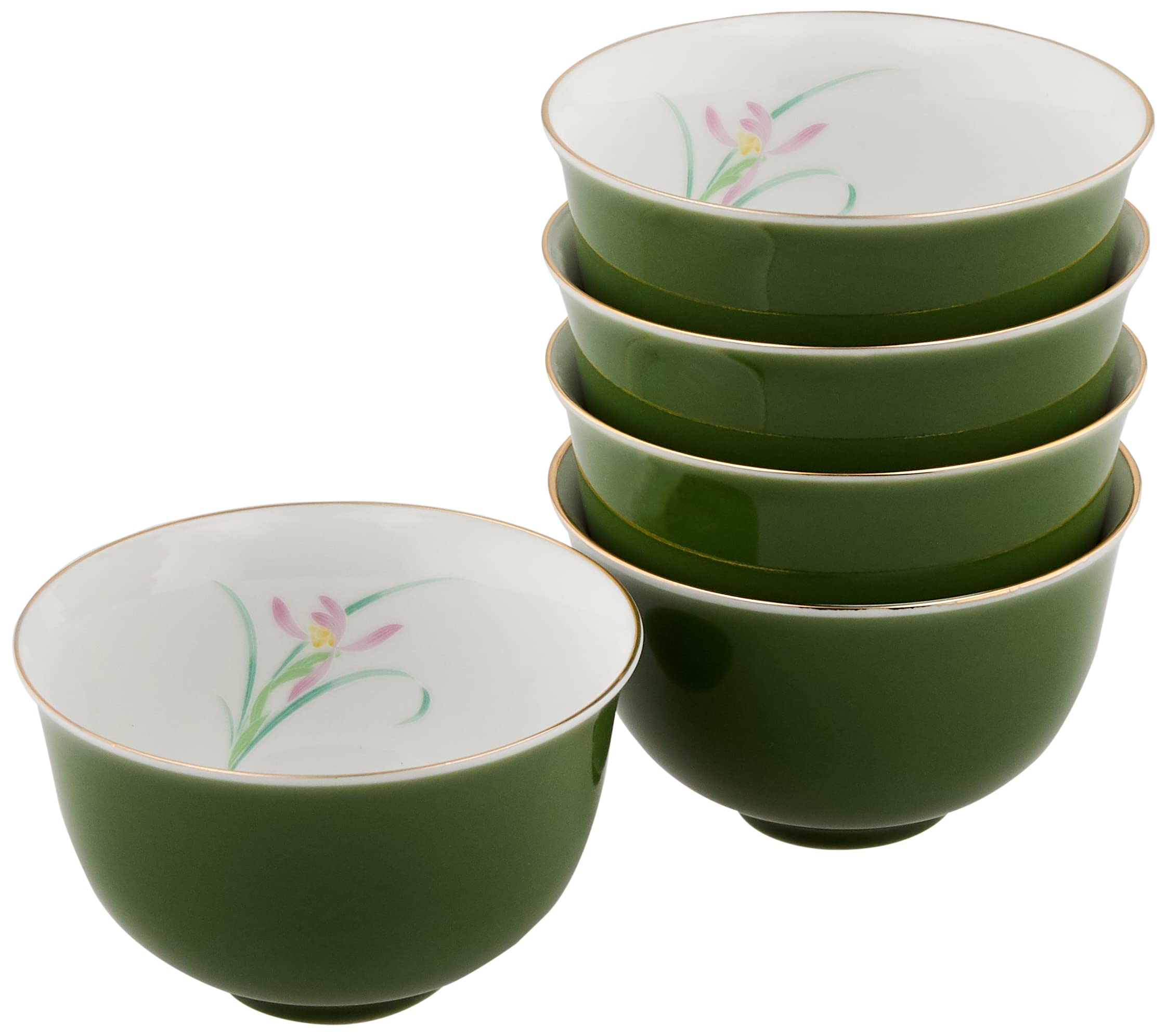 

Stylish Arita Ware Wakakusa Ran Sencha Set in Size x Product 365747 Teacups (5-Piece Set) Porcelain, (cm) 9.1 5.5, Number