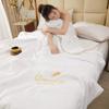 Summer Machine Washable Light  Ice Silk Thin Quilt Cooling Fiber Adult Children Air Conditioner Quilt Luxury Bedding Extra Large