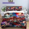 Stranger Pattern Bedding Set Quilt Cover Pillowcase Home Decor Gift (1 * Duvet Cover + 2 * Pillowcase, Without Core)