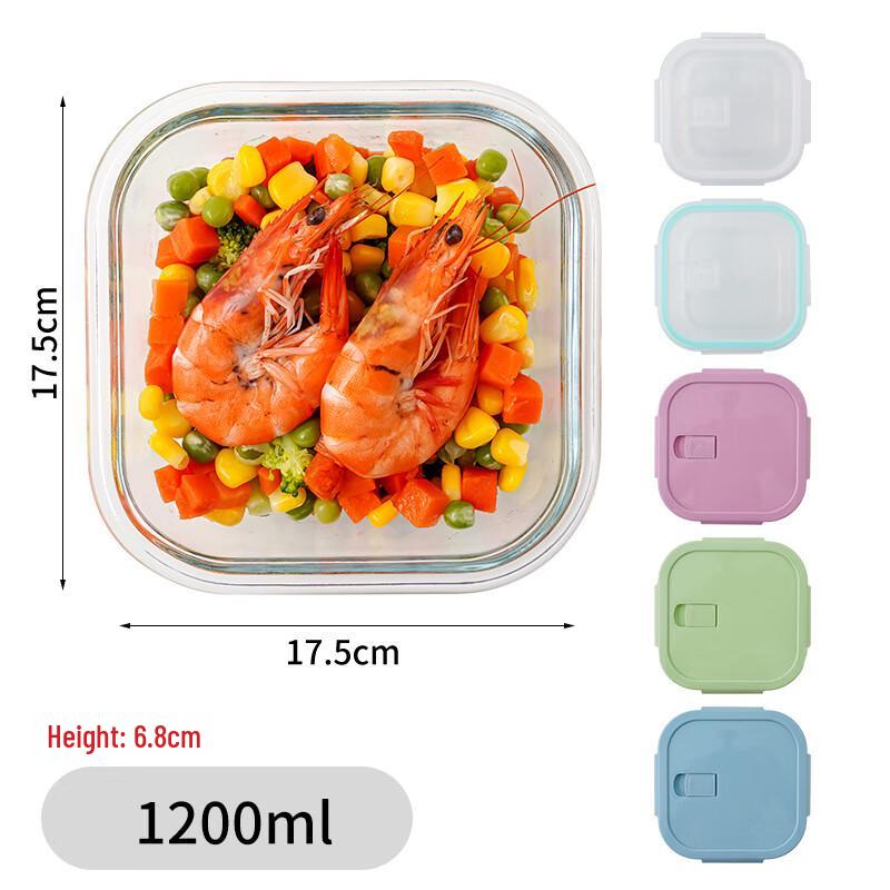 High Borosilicate Glass Food Storage Container