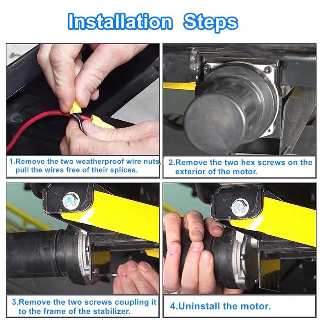 High Power Electric Jacks Motor for Motorhomes Rear Stabilization, 138445 178562 162307 113407 K01285-C800 K01531-A800