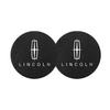 2Pcs Car Coasters Water Cup Mats Waterproof Slot Pads For Lincoln Continental MKZ Town-car Nautilus Electric MKC MKS Corsair MKT FF2