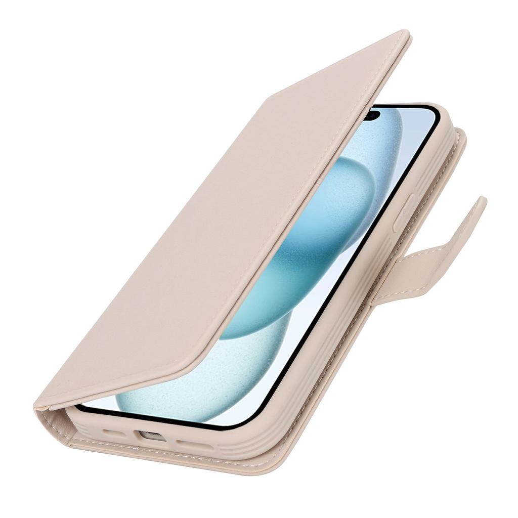 Pro iPhone 15 Peněženkové pouzdro Kompatibilní s MagSafe Odolné proti pádu Odnímatelný PU kůže Kryt na telefon