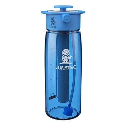 Lunatec Outdoor Camping Mehrzweck-Wasserflasche Aquabot Blau 750ml LTA1051000
