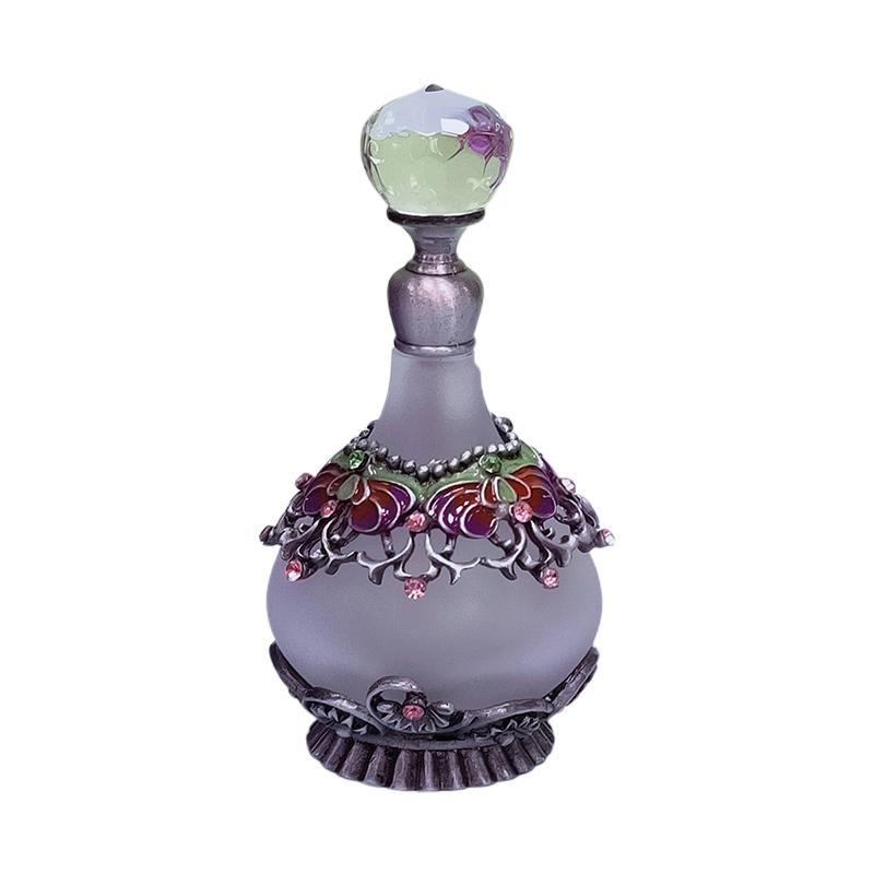 Vintage Style 30ml Glass Perfume Atomizer Bottle Refillable Scent Container Empty Fragrance Diffuser Spray Pump