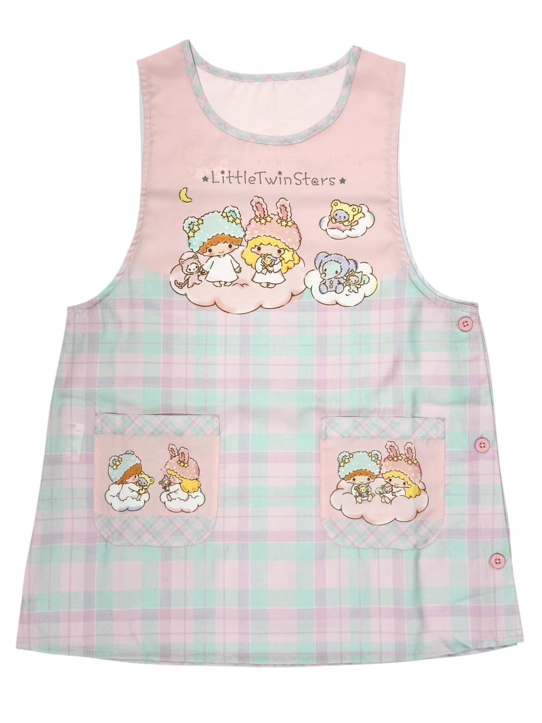 

Sanrio Character Nursery Teacher Apron, Adult Size F, M-L (Little Twin Stars (25SS))