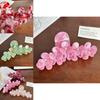 Stylish And Trendy Rhinestone Flower Hair Claw Clip Ideal For Fashion-forward Women