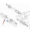 Mercedes-Benz W163 ML320/ML350 Wewnętrzna osłona przegubu CV A1633300385