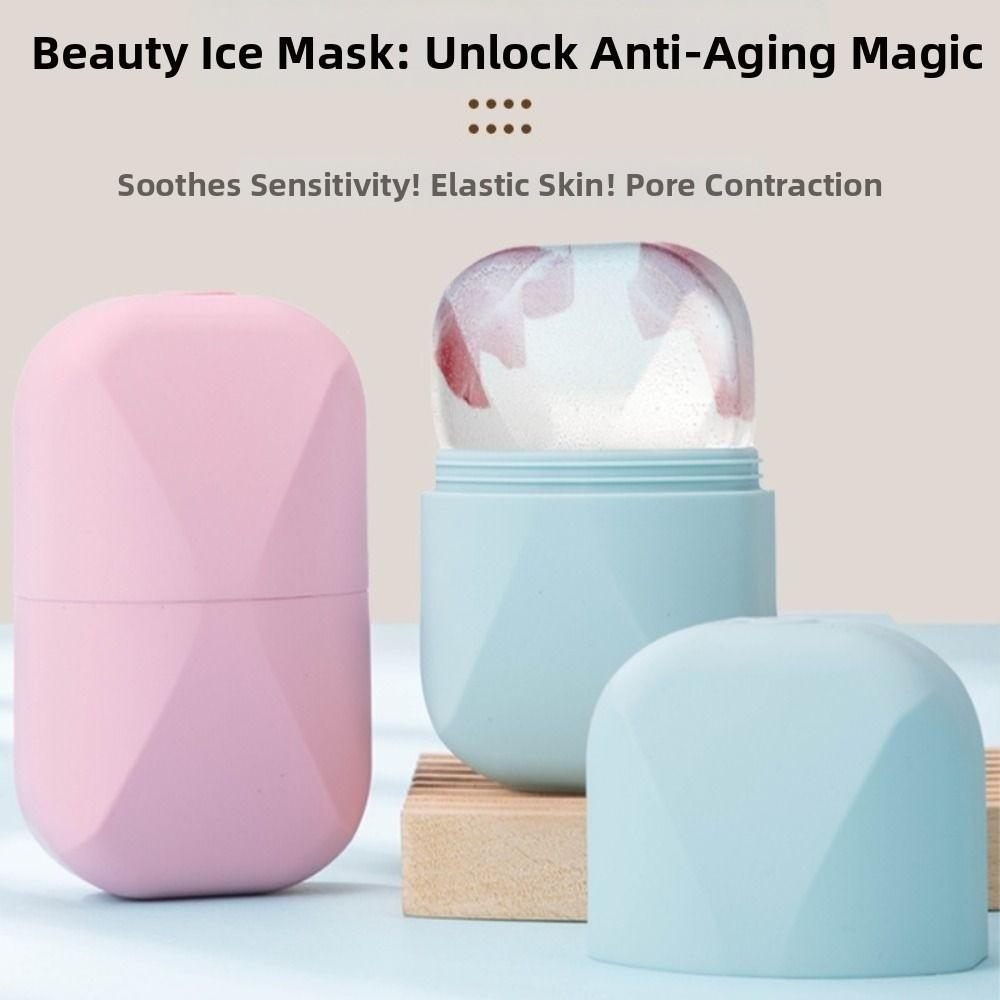 Beauty Skin Care Tools Ice Roller for Face Reusable Ice Mold Facial Massager Eyes and Neck