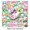 50 Cute Cartoon Snake Baby Stickers - Waterproof Decorations for Computers, Thermoses, and Journals