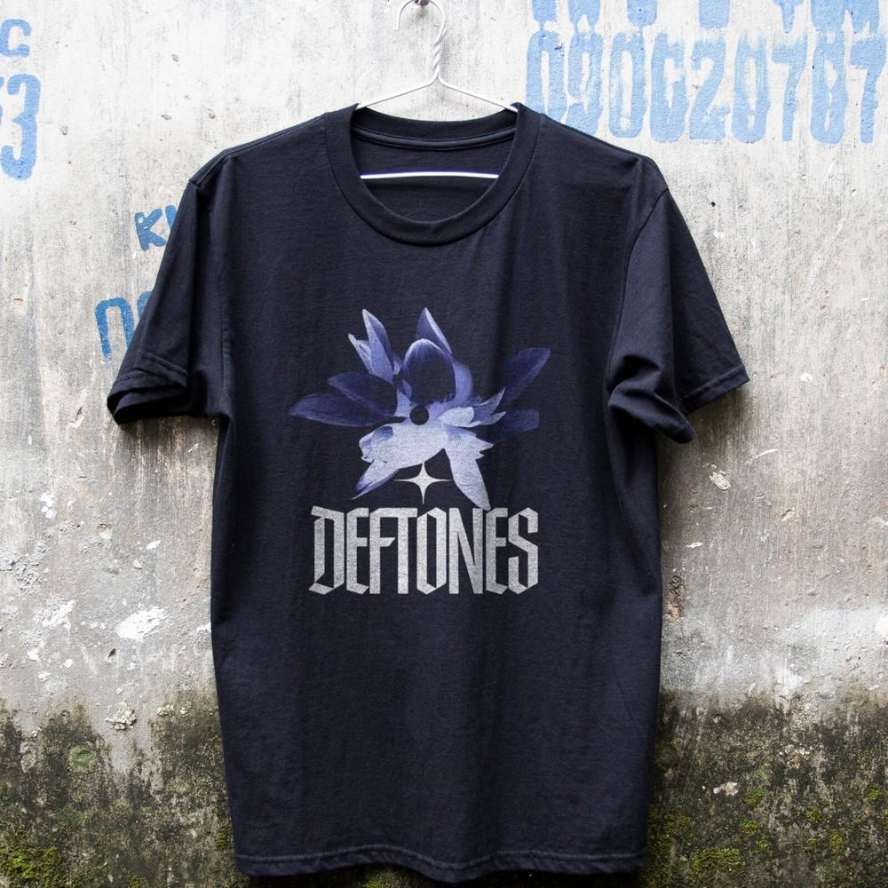 Футболка Deftones Мерч с тура группы Сфинкс Пони Унисекс Черная футболка Размер S-5XL Унисекс Футболка XXL