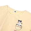 Sleeve with Mokemimi Cat Ears [Kusuguru Japan] 3/4 T-Shirt