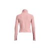 Under Armour Meridian Solid Color Sports Stand Collar Slim Jacket Women Jacket Pink 1365805-676