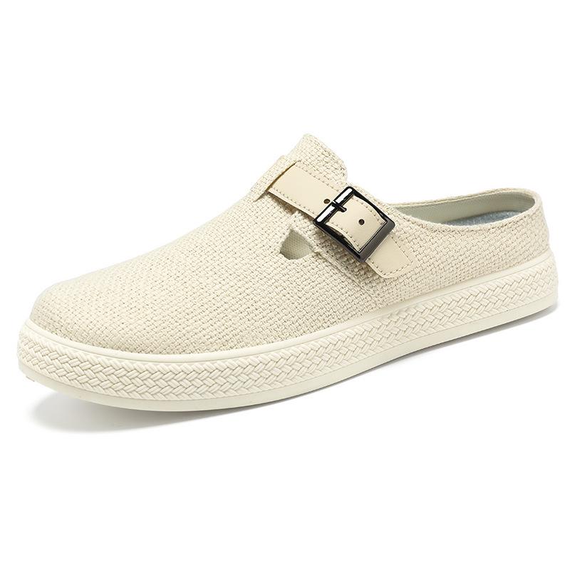 

Men s Summer Lightweight Slip-On Breathable Cloth Shoes with Soft Sole 42