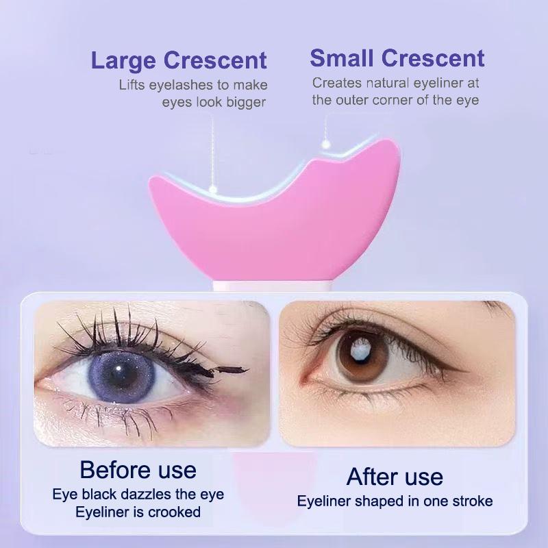 5 Stück Eyeliner Vorlage Augen Make-up Werkzeug Mascara Silikon Pinsel Augen Make-up Hilfe Schild Applikator Multifunktionaler Wimpernstopper
