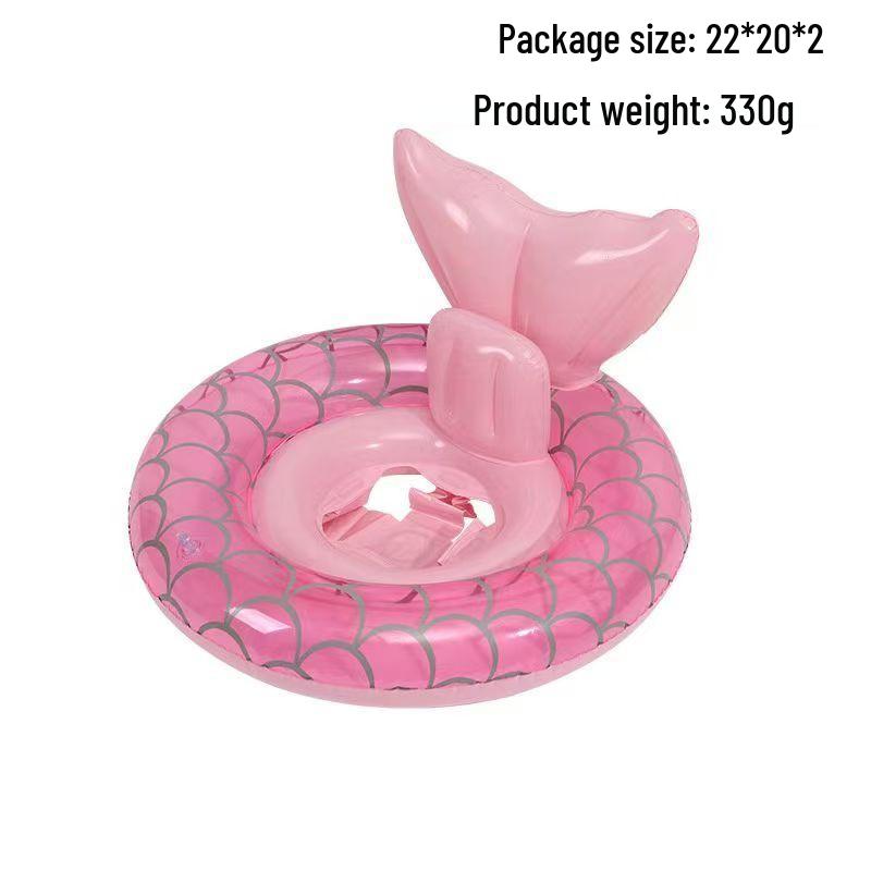 Large Toddler Boat-Themed Swimming Ring with Canopy & Steering Wheel